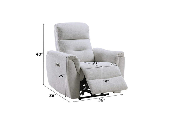 LV03587 Eastre Power Motion Recliner with USB Port