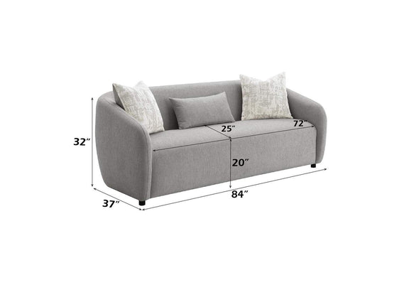 LV03590 Etienne Sofa with 3 Pillows
