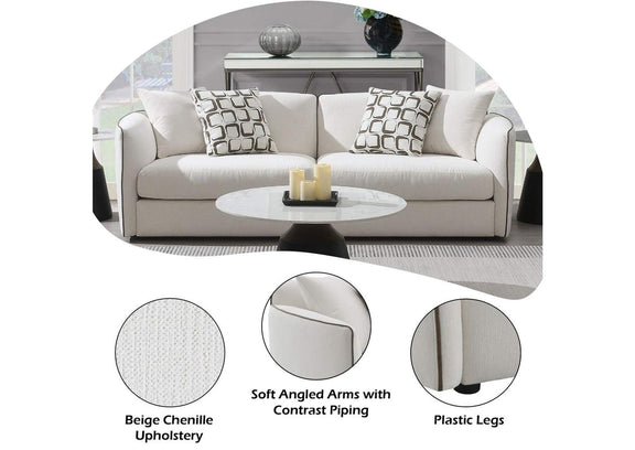 LV03605 Yolanda Sofa with 4 Pillows
