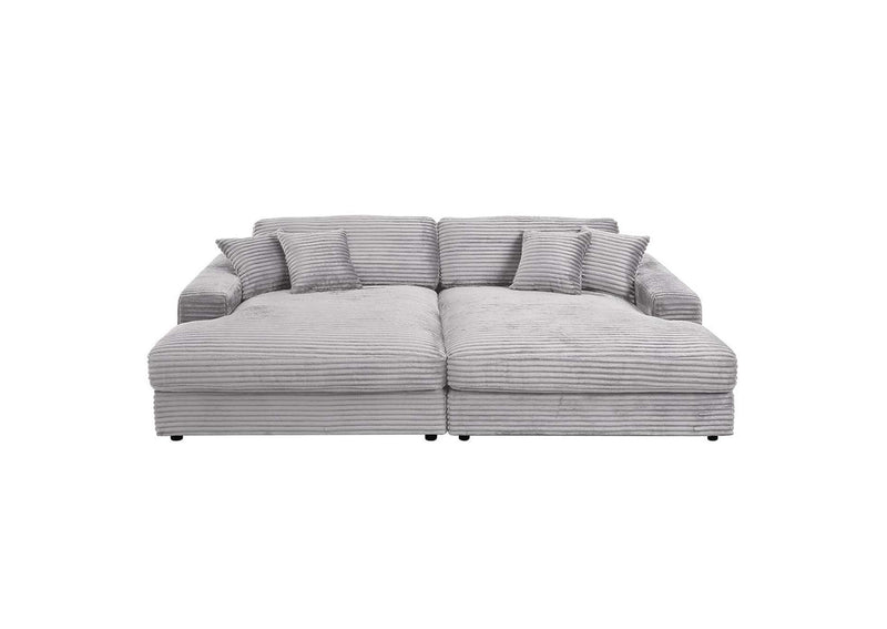 LV03680 Hilde Sectional Sofa with 4 Pillows