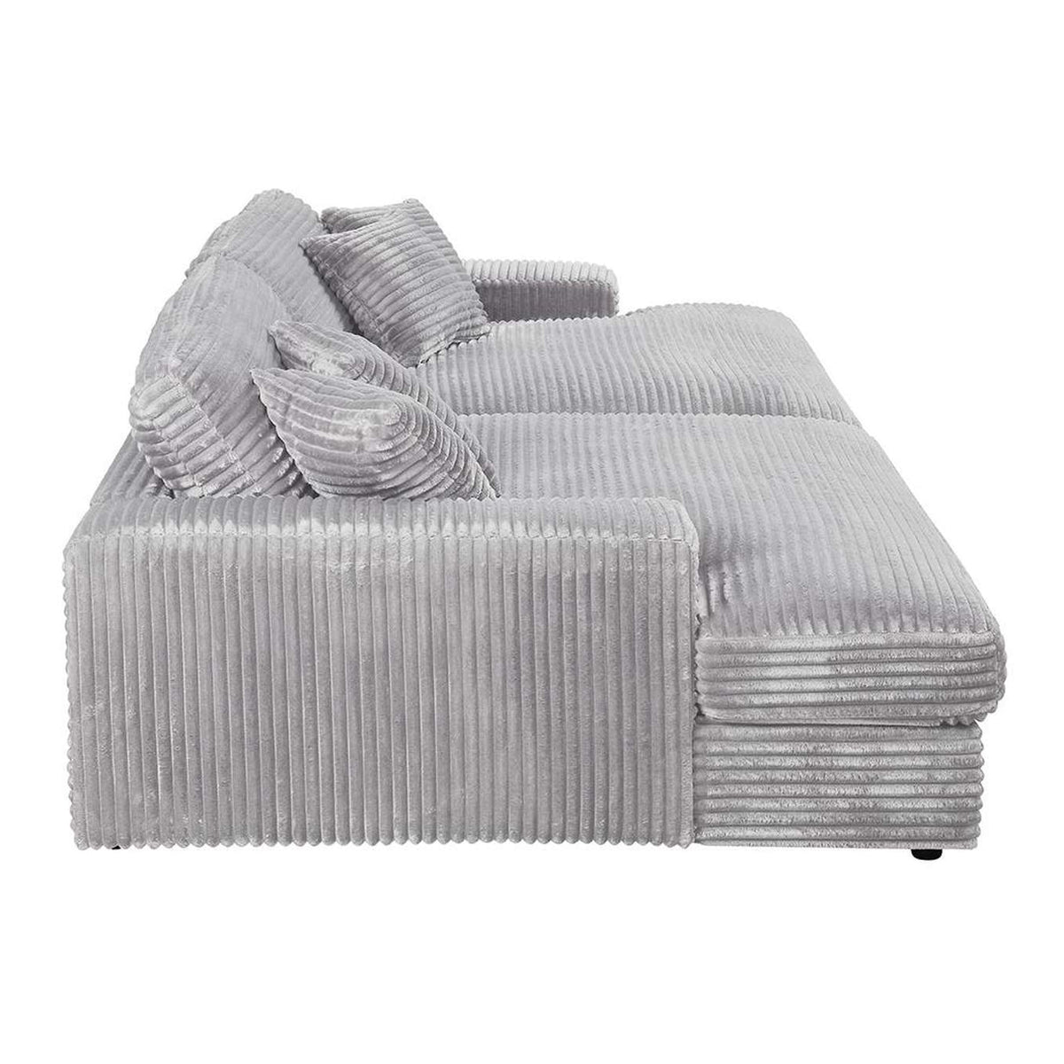 LV03680 Hilde Sectional Sofa with 4 Pillows