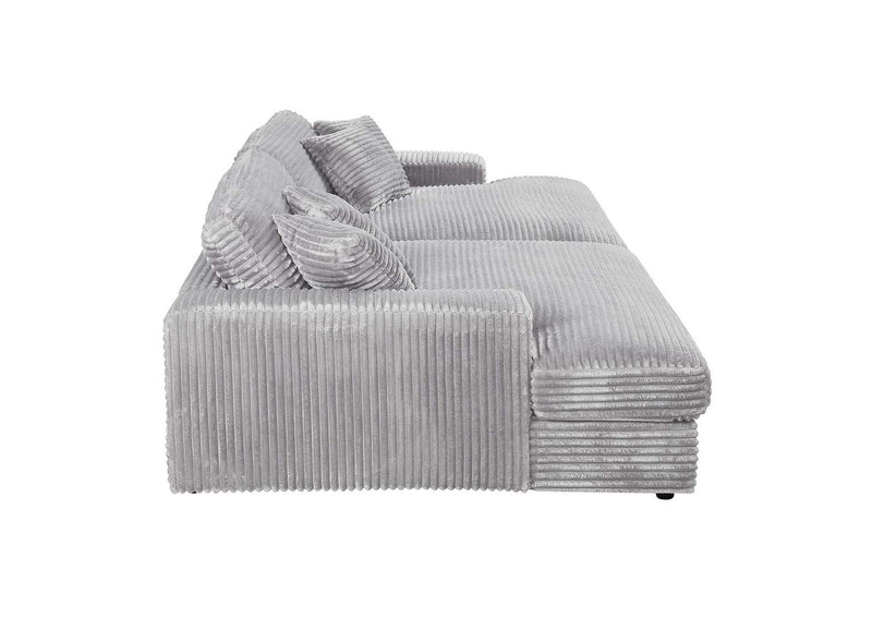 LV03680 Hilde Sectional Sofa with 4 Pillows
