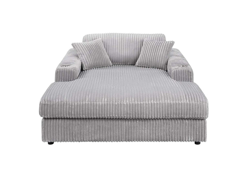 LV03681 Hilde Chaise with 2 Pillows