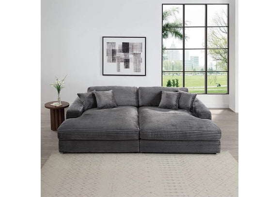 LV03690 Hilde Chaise with 2 Pillows