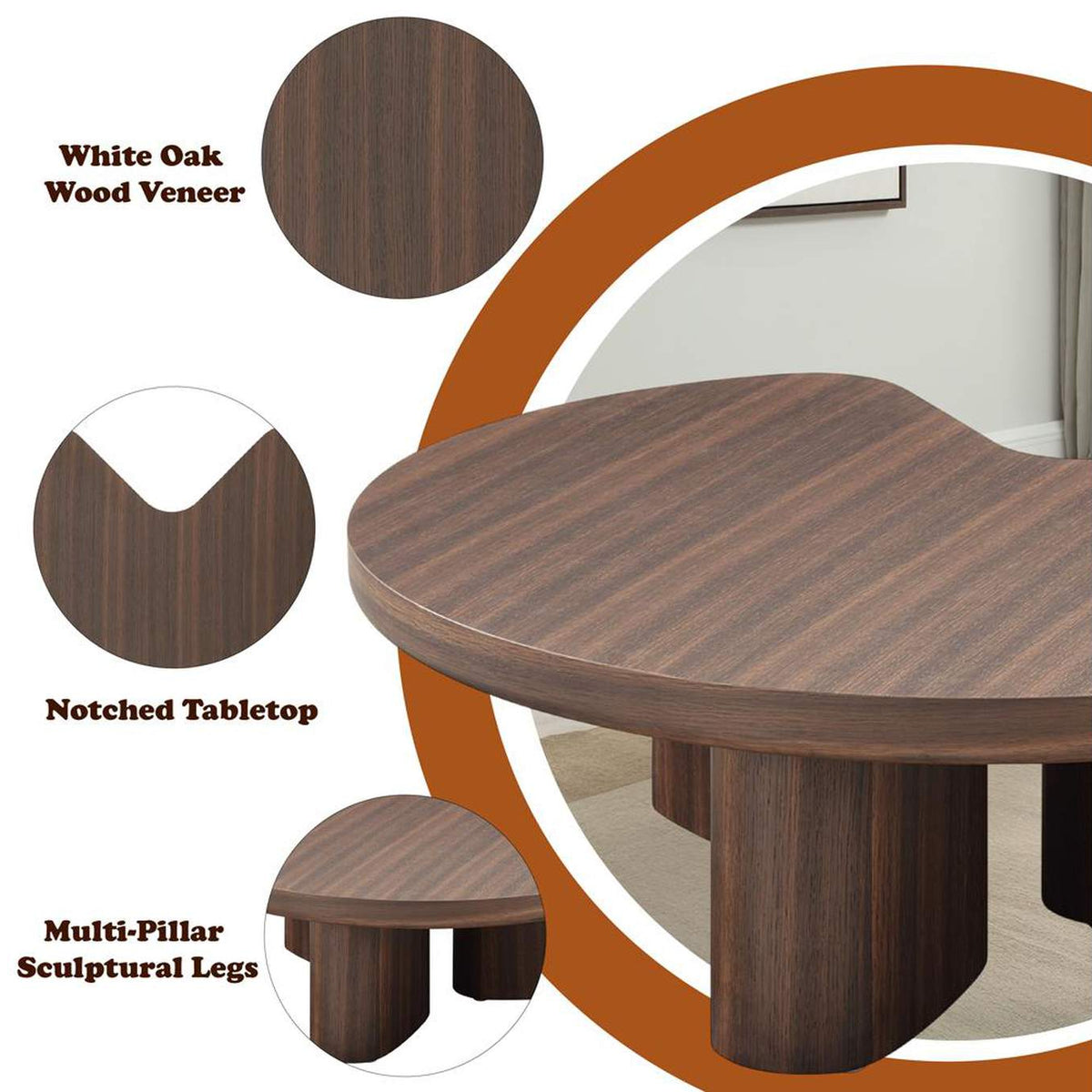 LV03755 Yoab Coffee Table