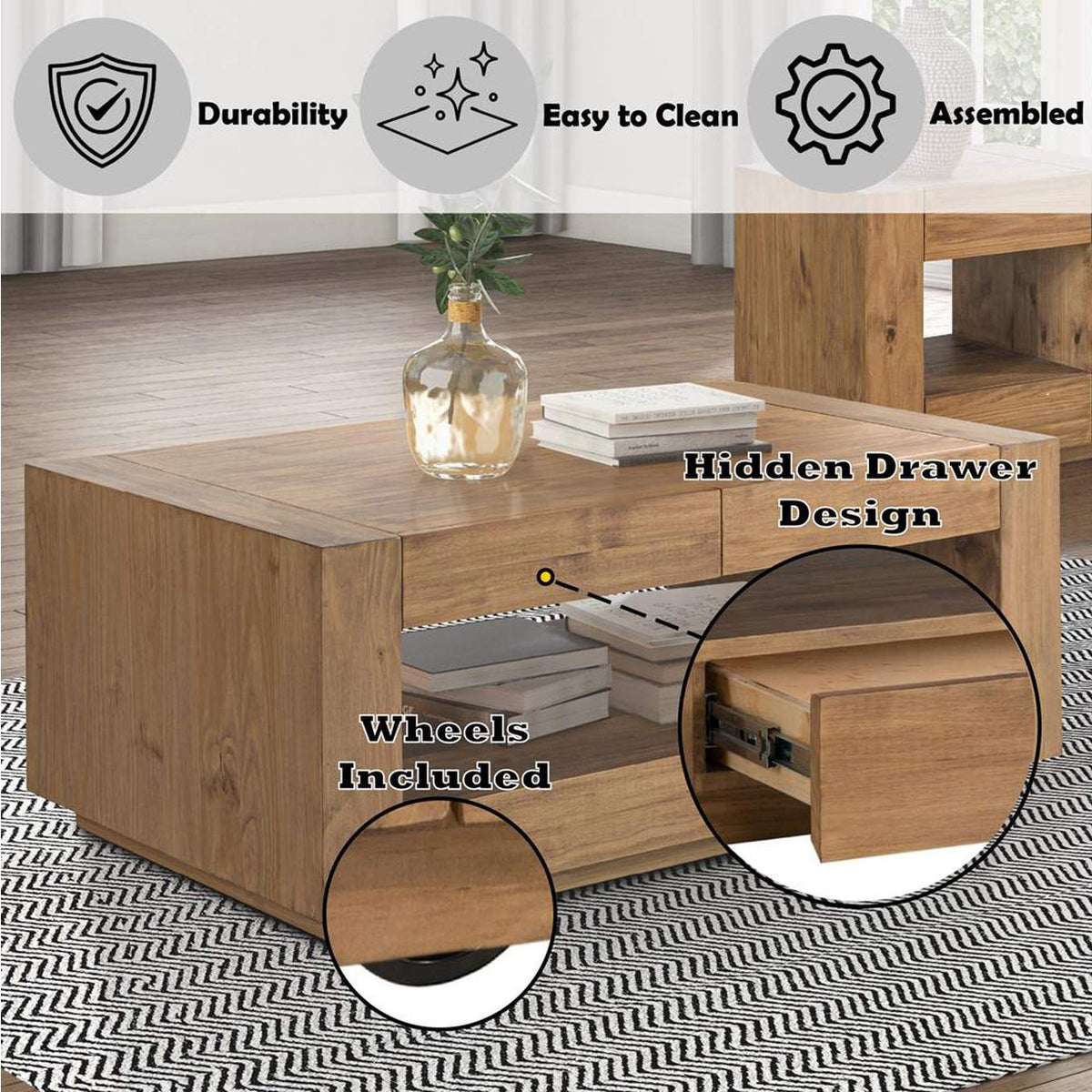 LV03775 Harlan Coffee Table