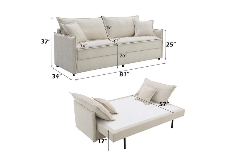 LV03810 Elisea Sofa with Sleeper