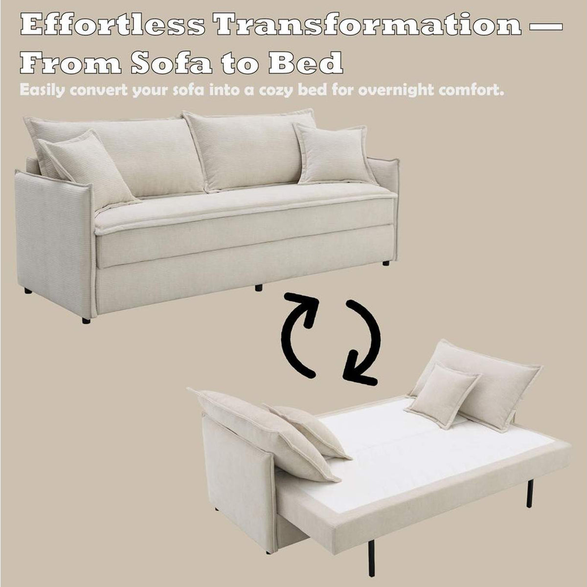 LV03810 Elisea Sofa with Sleeper