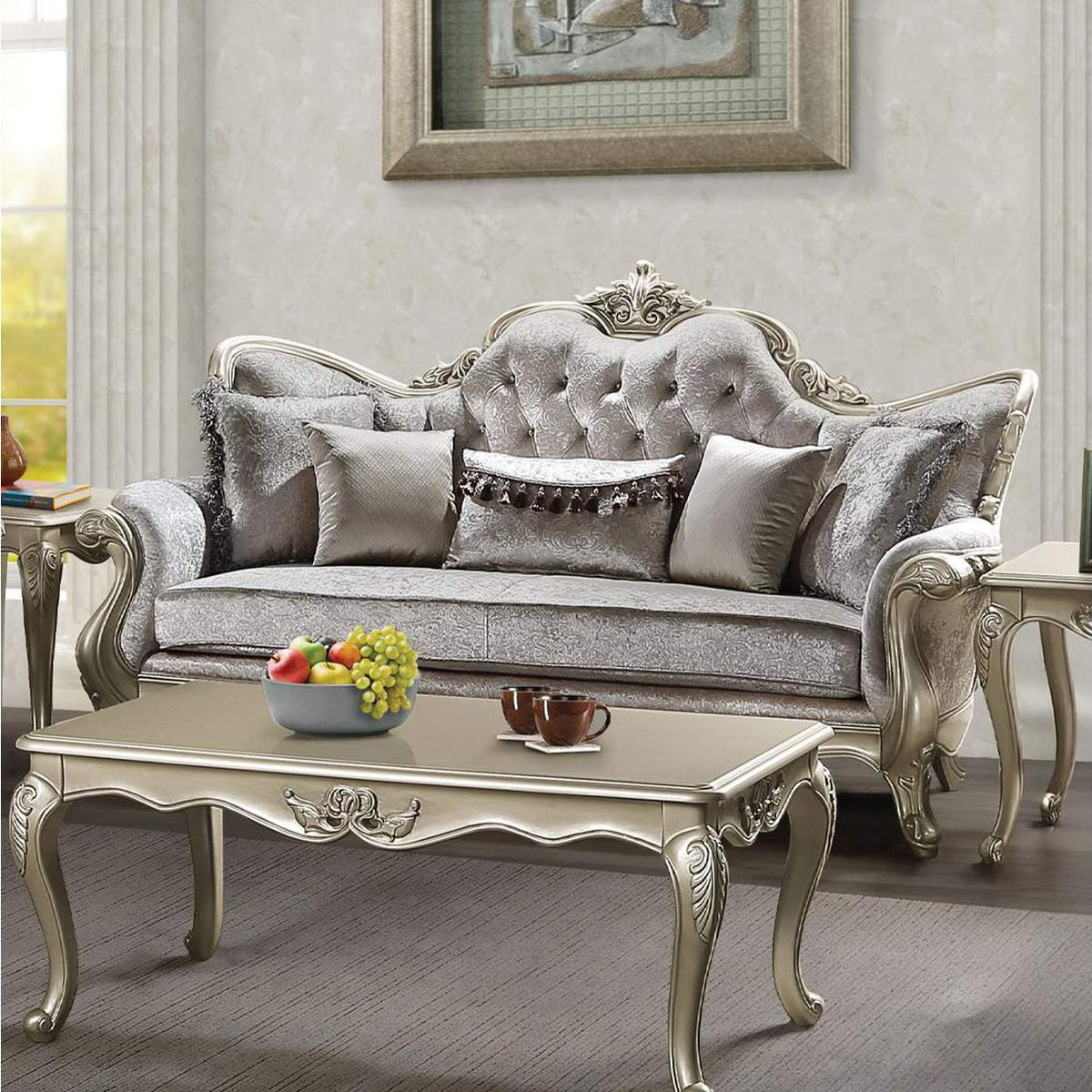 LV03820 Libertee Sofa with 5 Pillows