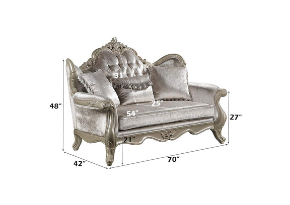 LV03821 Libertee Loveseat with 3 Pillows