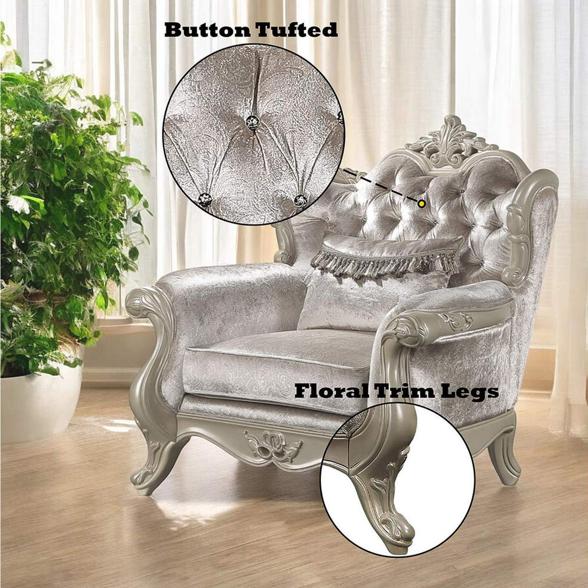 LV03822 Libertee Chair with Pillow