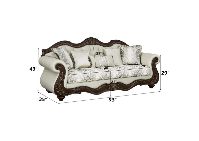 LV03830 Pierce Sofa with 5 Pillows