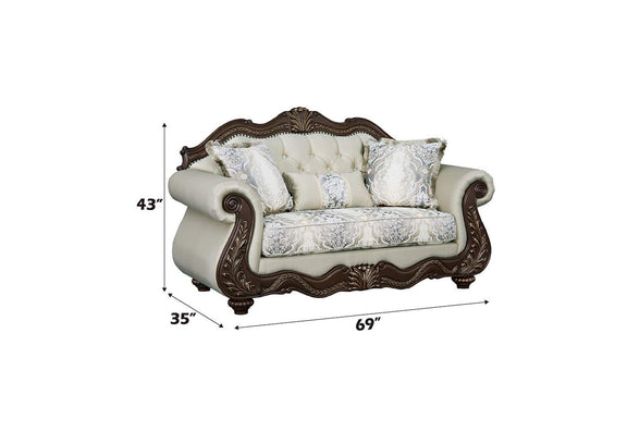 LV03831 Pierce Loveseat with 3 Pillows