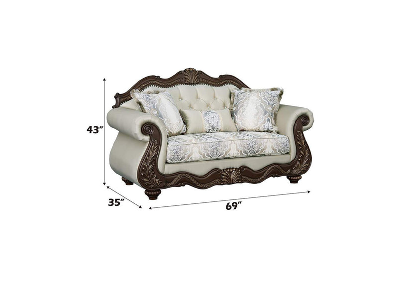 LV03831 Pierce Loveseat with 3 Pillows