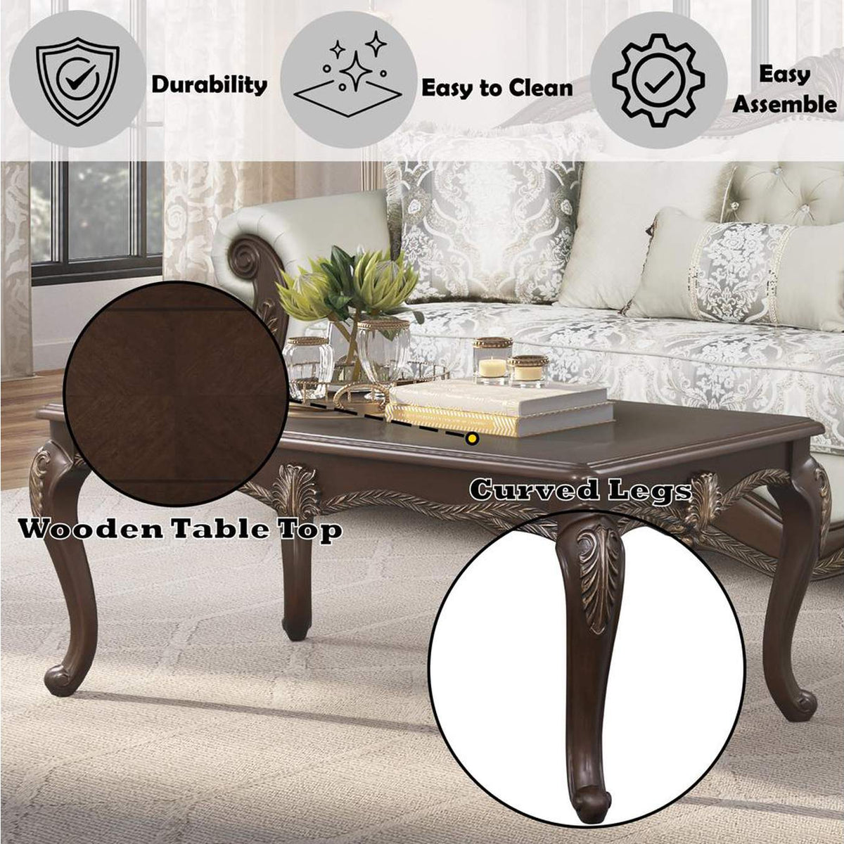 LV03835 Pierce Coffee Table