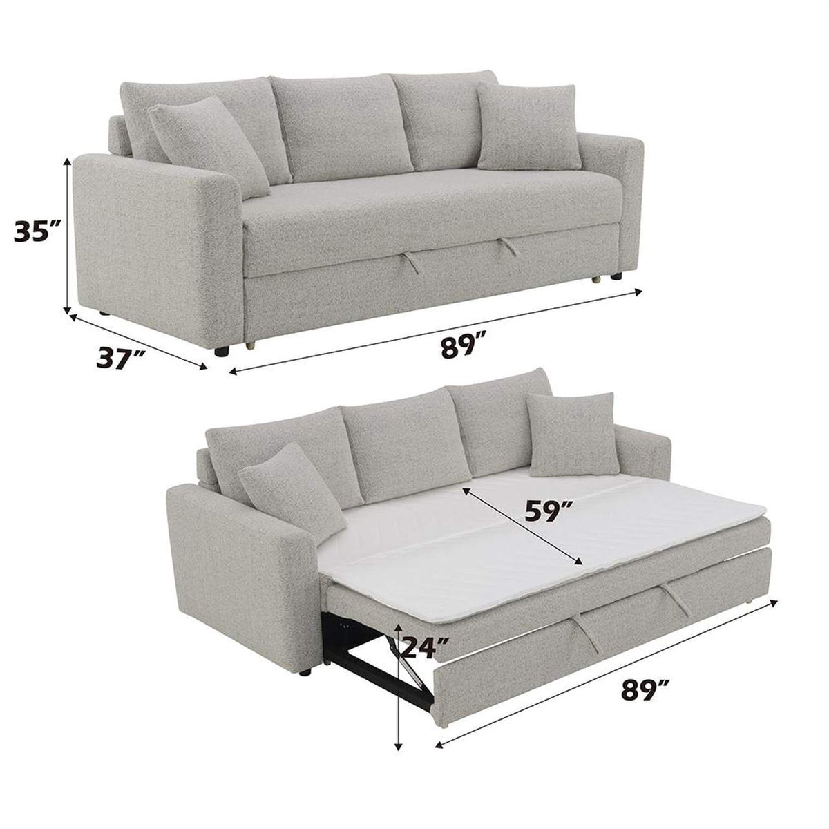 LV03880 Connie Sofa with Sleeper