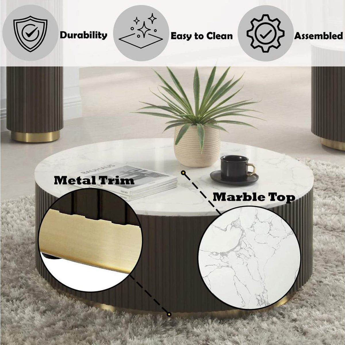 LV03945 Clayten Coffee Table
