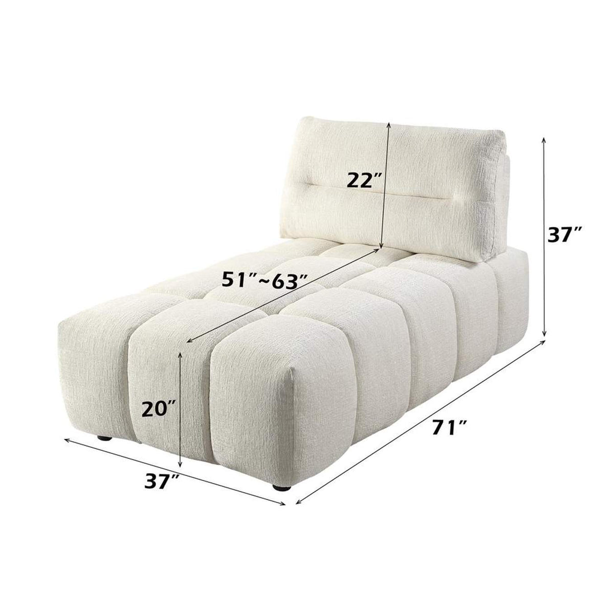 LV04041 Loanna Modular - Chaise