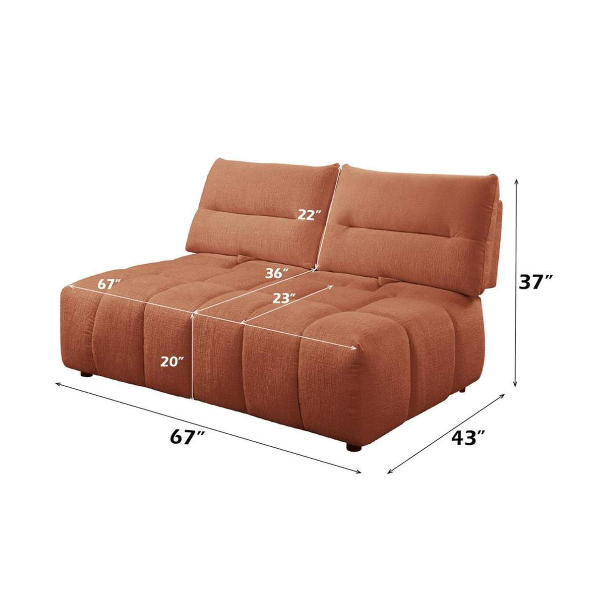 LV04052 Loanna Moludar - Loveseat