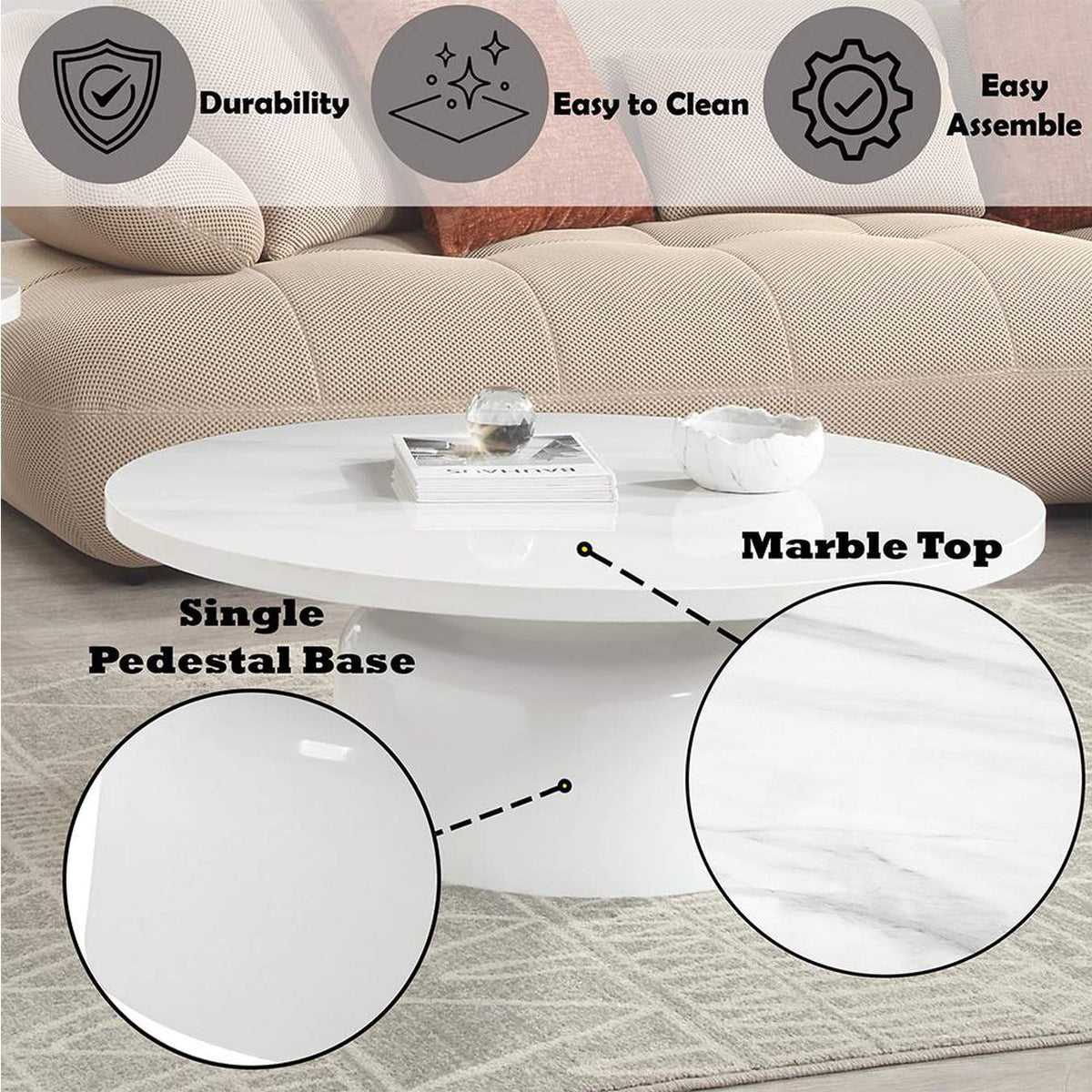 LV04225 Zaid Coffee Table