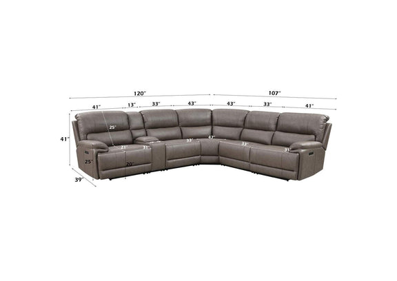 LV04270 Kantu Motion Sectional Sofa