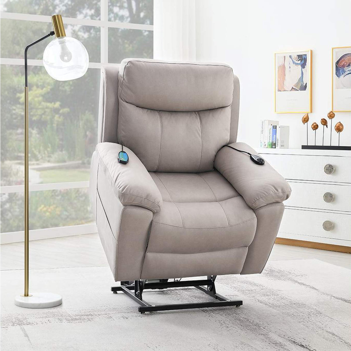 LV04272 Chriki Power Recliner with Lift and Heating and Massage