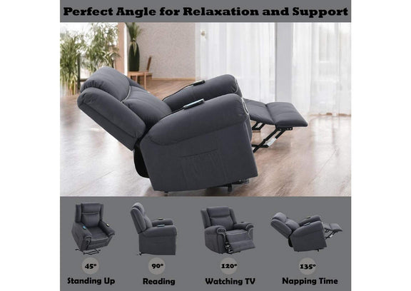 LV04274 Domana Power Recliner with Lift and Heating and Massage