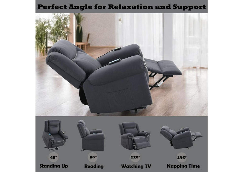 LV04274 Domana Power Recliner with Lift and Heating and Massage