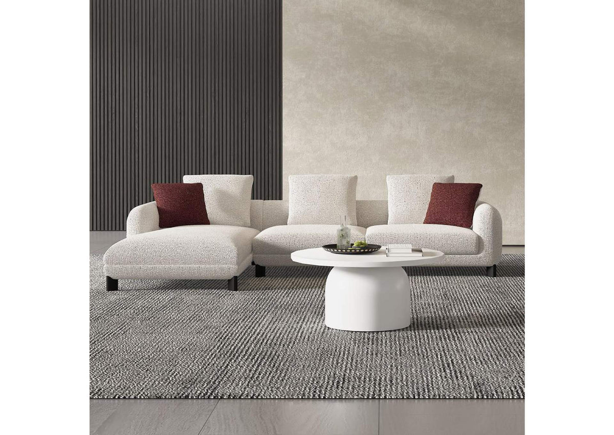 LV04280 Mardi Sectional Sofa with 6 Pillows