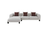 LV04280 Mardi Sectional Sofa with 6 Pillows