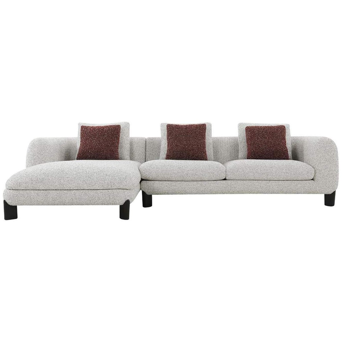 LV04280 Mardi Sectional Sofa with 6 Pillows