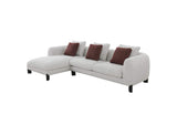 LV04280 Mardi Sectional Sofa with 6 Pillows