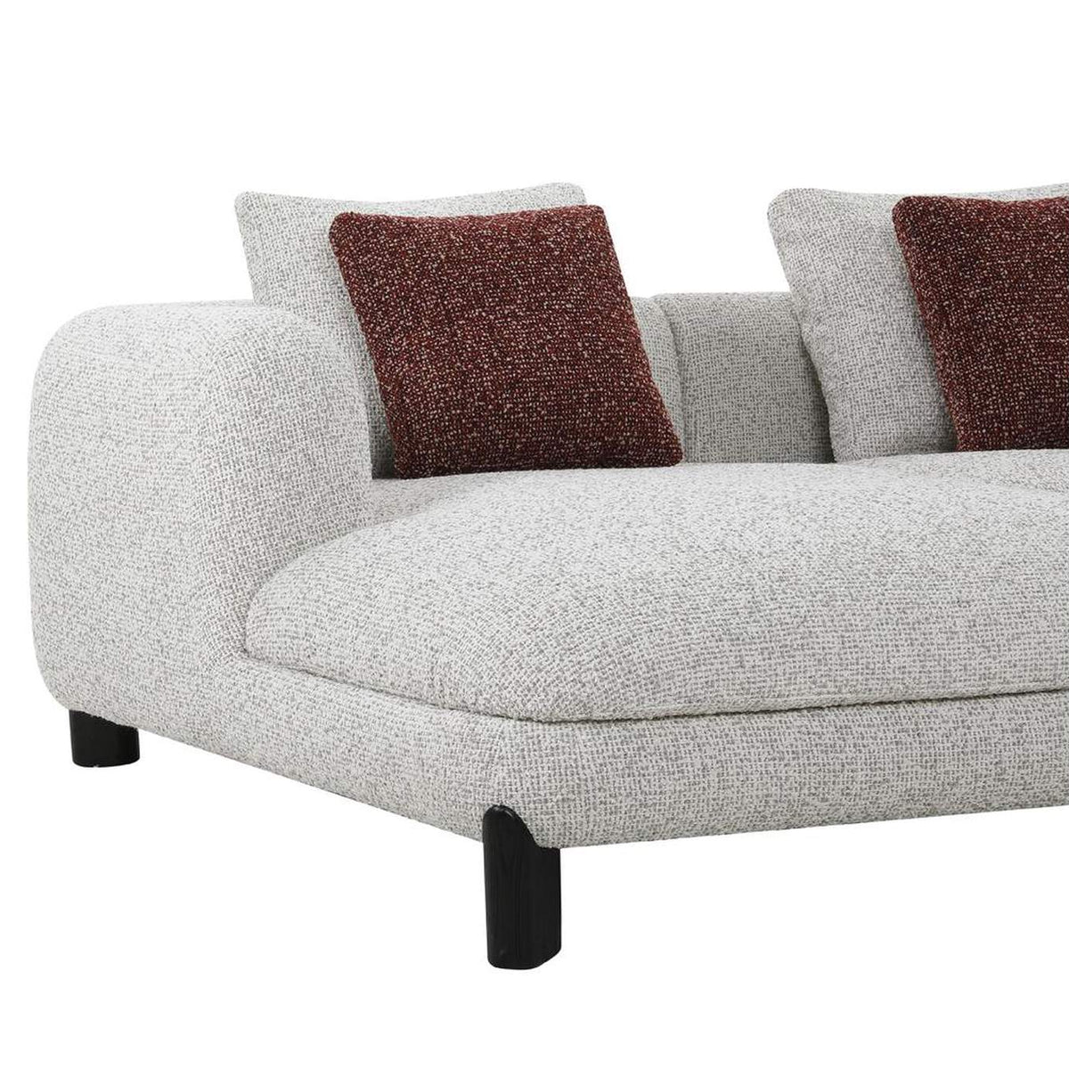 LV04280 Mardi Sectional Sofa with 6 Pillows