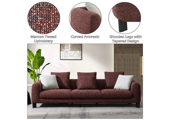 LV04290 Mardi Sofa with 6 Pillows