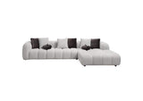 LV04320 Manilla Sectional Sofa with 8 Pillows