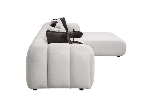 LV04320 Manilla Sectional Sofa with 8 Pillows