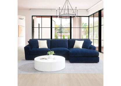 LV04400 Breton Sectional Sofa with 4 Pillows