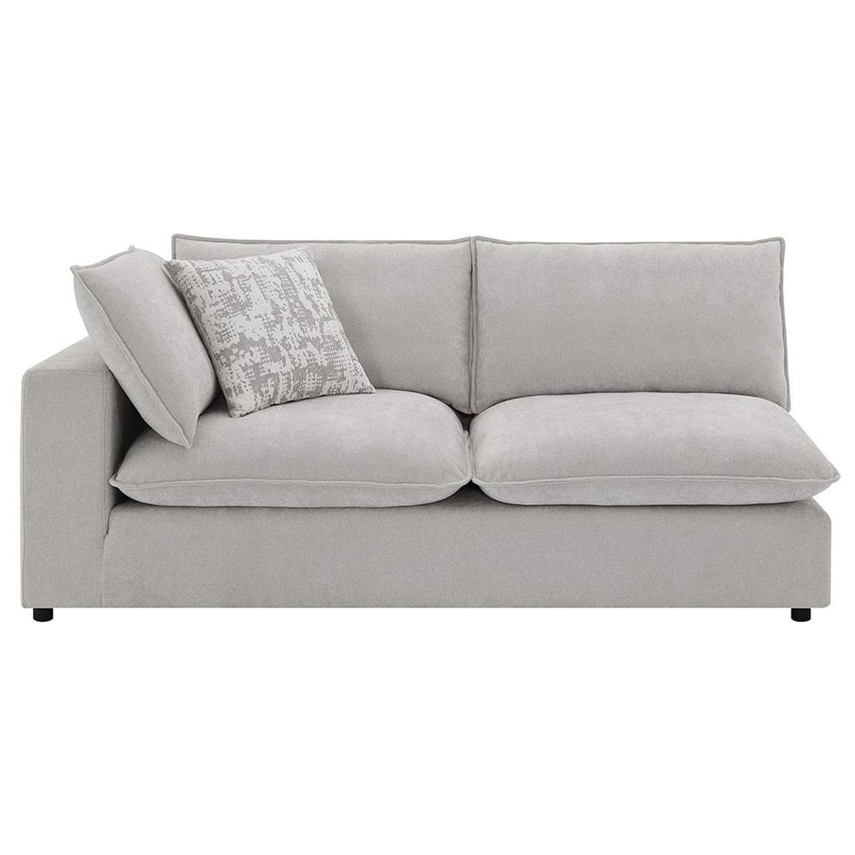 LV04410 Marisa Modular Left Facing Loveseat with 2 Pillows