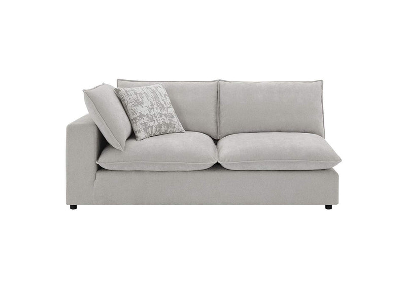 LV04410 Marisa Modular Left Facing Loveseat with 2 Pillows