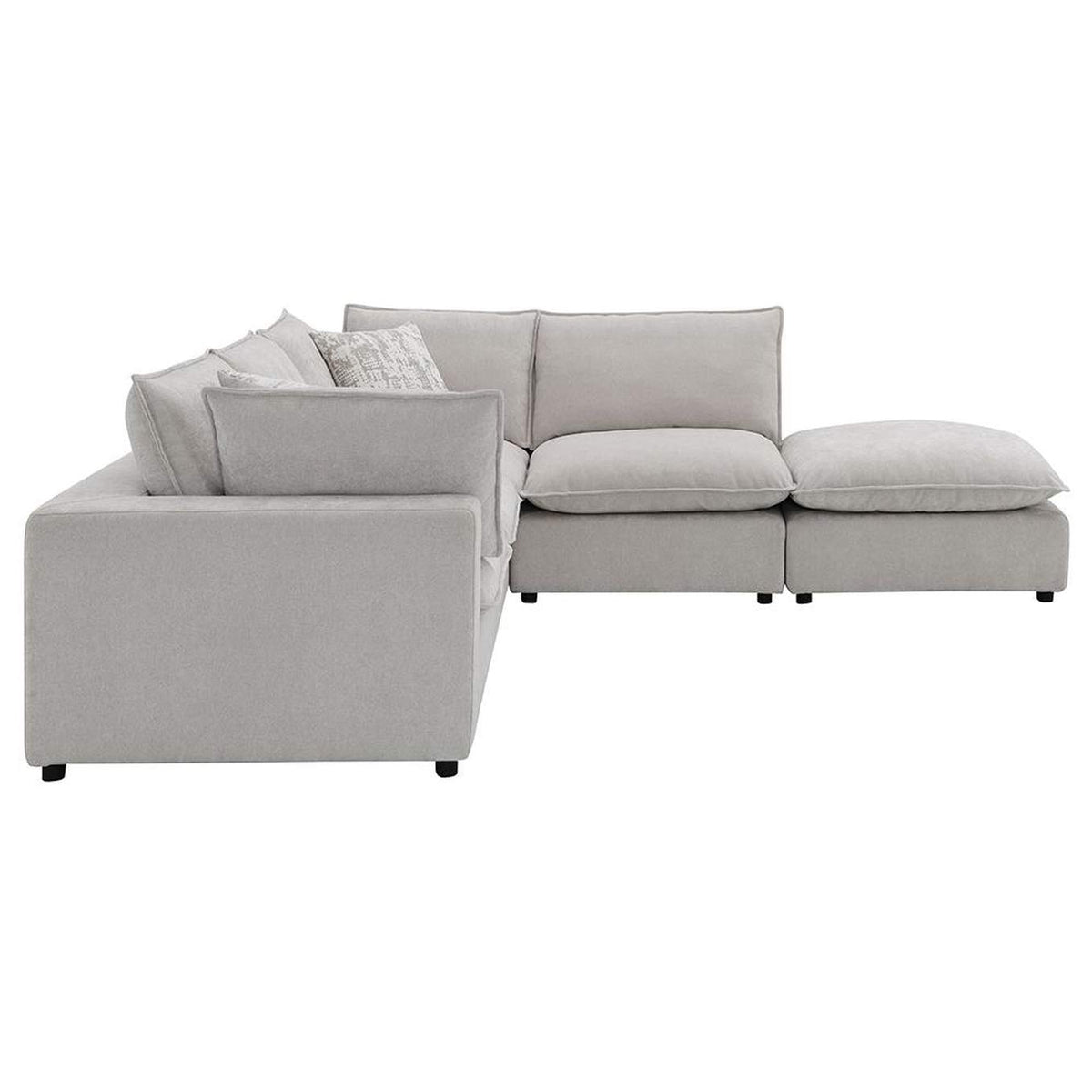 LV04410 Marisa Modular Left Facing Loveseat with 2 Pillows
