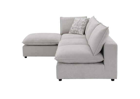 LV04410 Marisa Modular Left Facing Loveseat with 2 Pillows