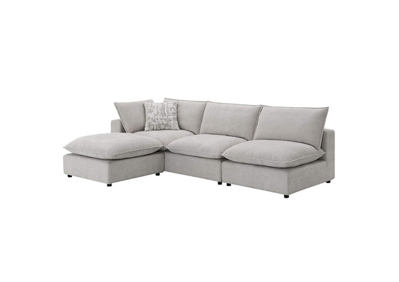 LV04410 Marisa Modular Left Facing Loveseat with 2 Pillows