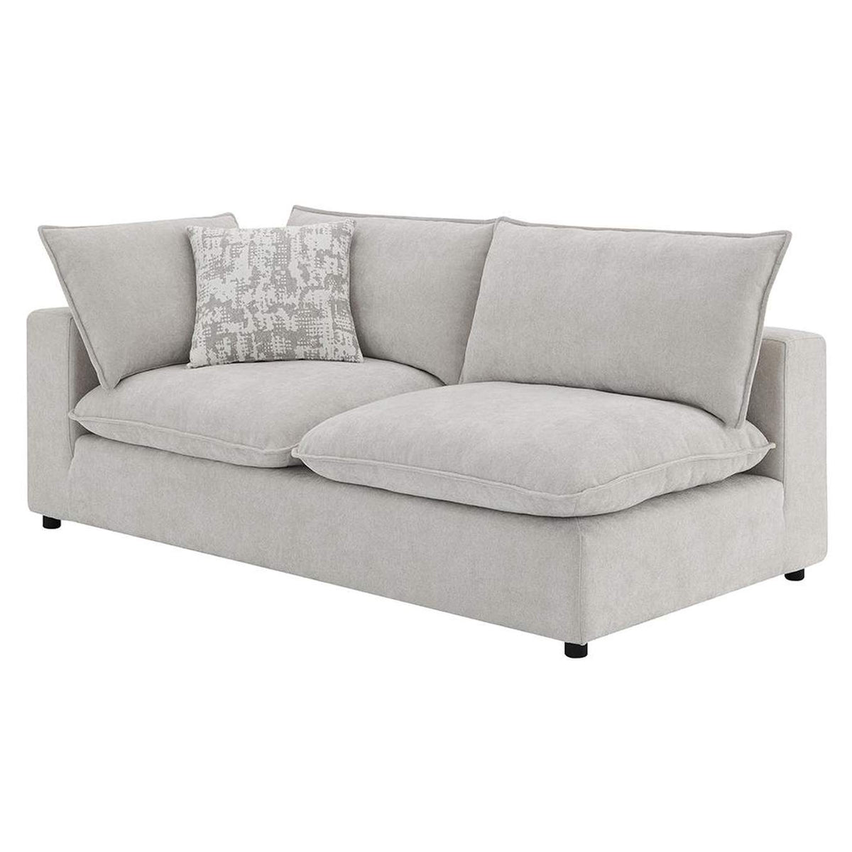 LV04410 Marisa Modular Left Facing Loveseat with 2 Pillows