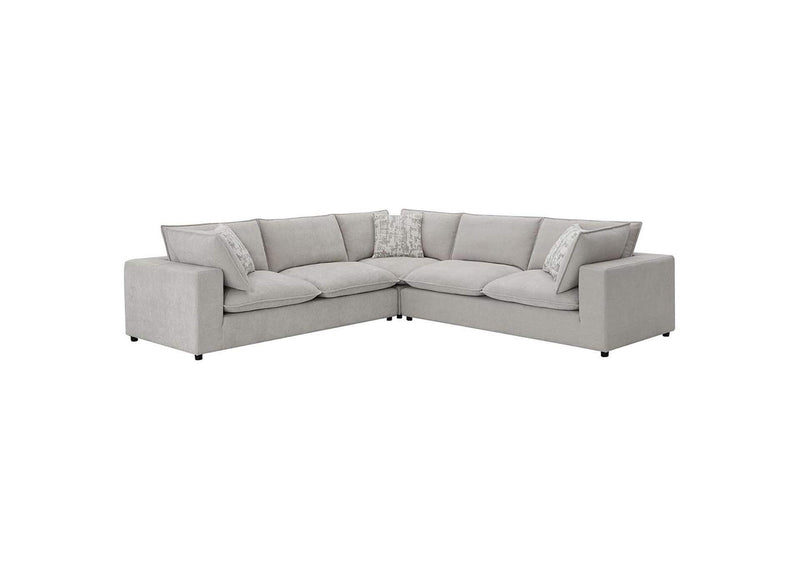 LV04410 Marisa Modular Left Facing Loveseat with 2 Pillows