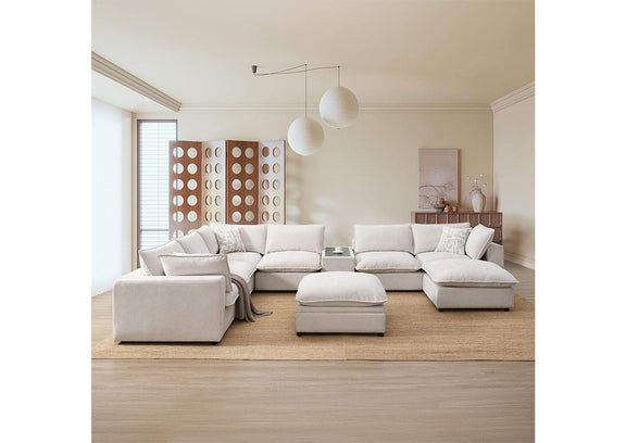 LV04410 Marisa Modular Left Facing Loveseat with 2 Pillows