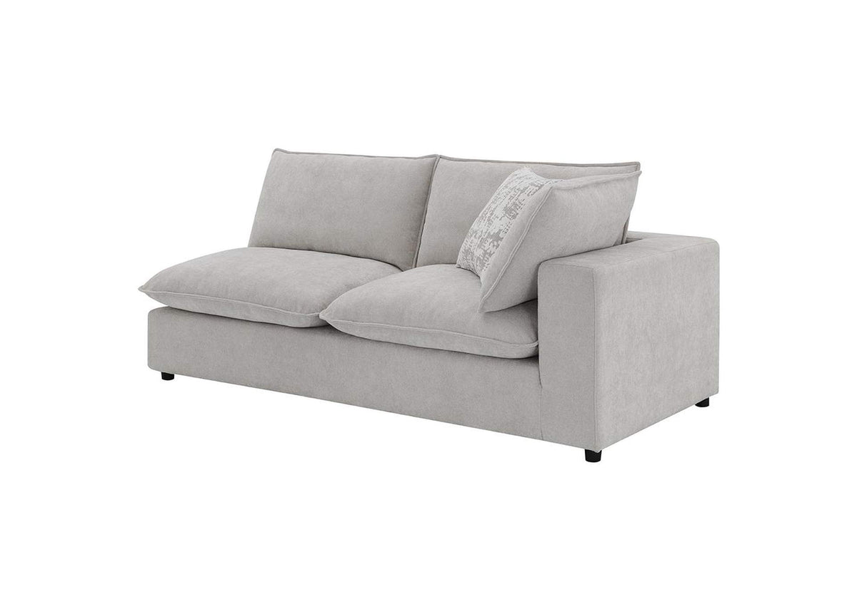 LV04411 Marisa Modular Right Facing Loveseat with 2 Pillows