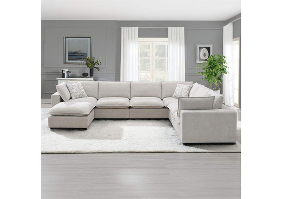 LV04411 Marisa Modular Right Facing Loveseat with 2 Pillows