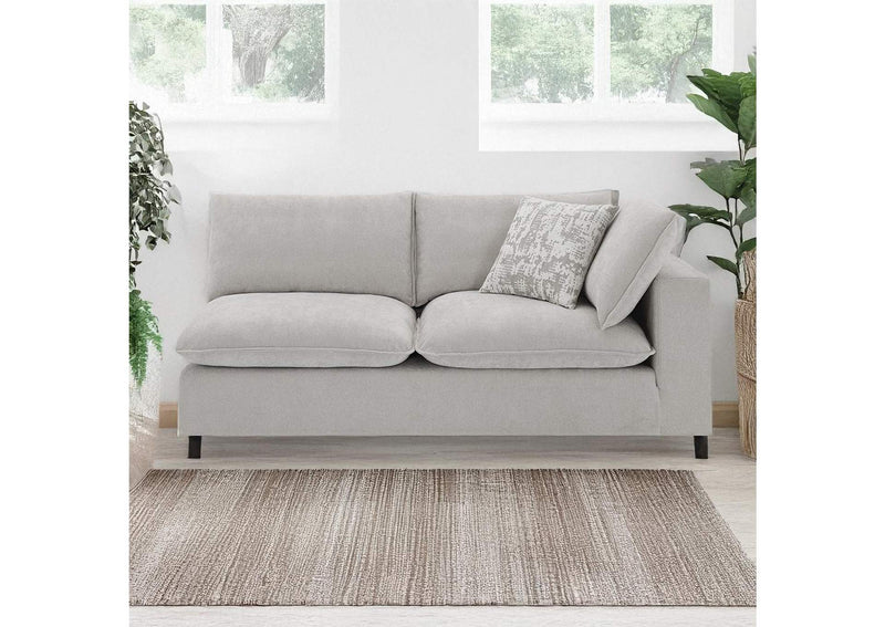 LV04411 Marisa Modular Right Facing Loveseat with 2 Pillows