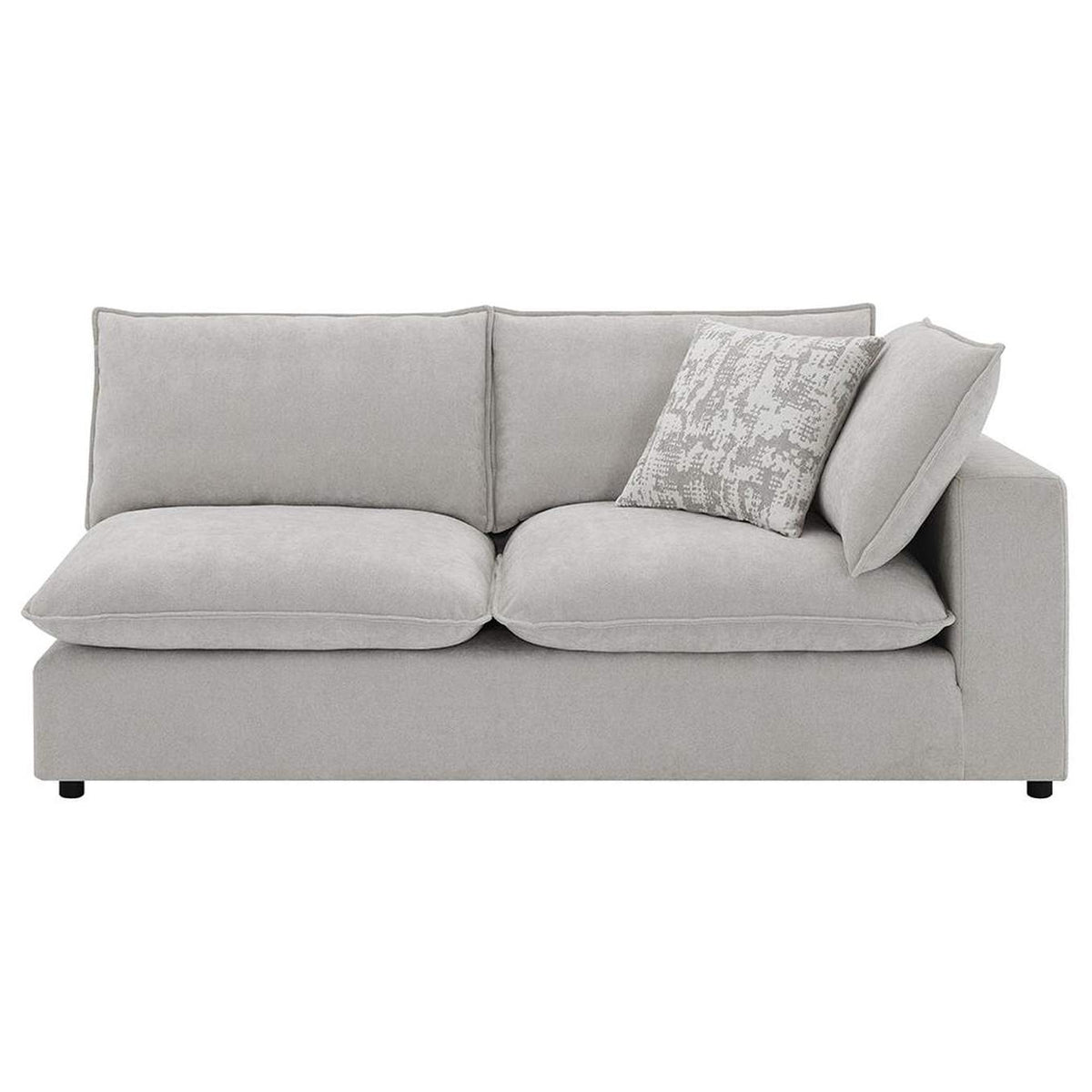 LV04411 Marisa Modular Right Facing Loveseat with 2 Pillows