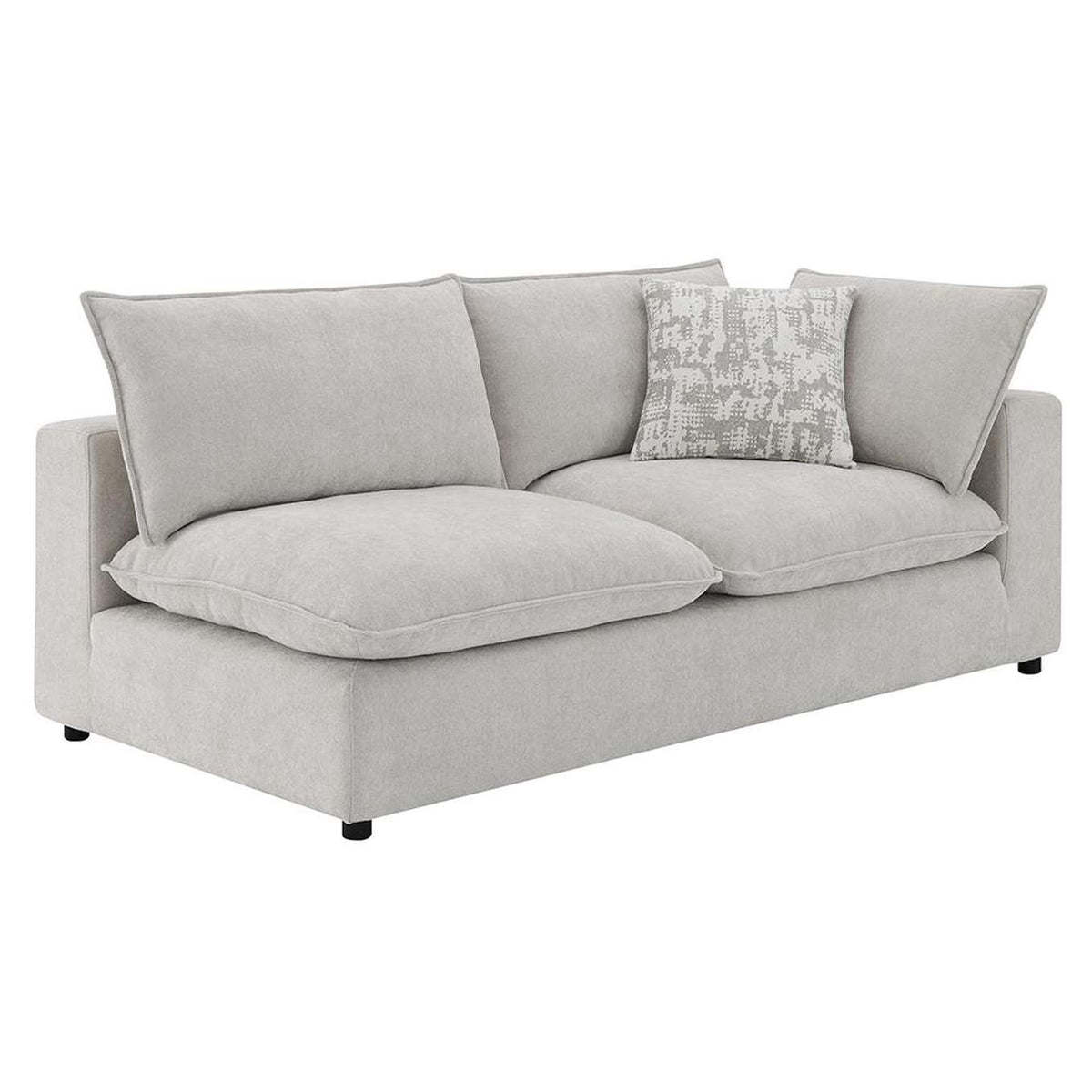 LV04411 Marisa Modular Right Facing Loveseat with 2 Pillows
